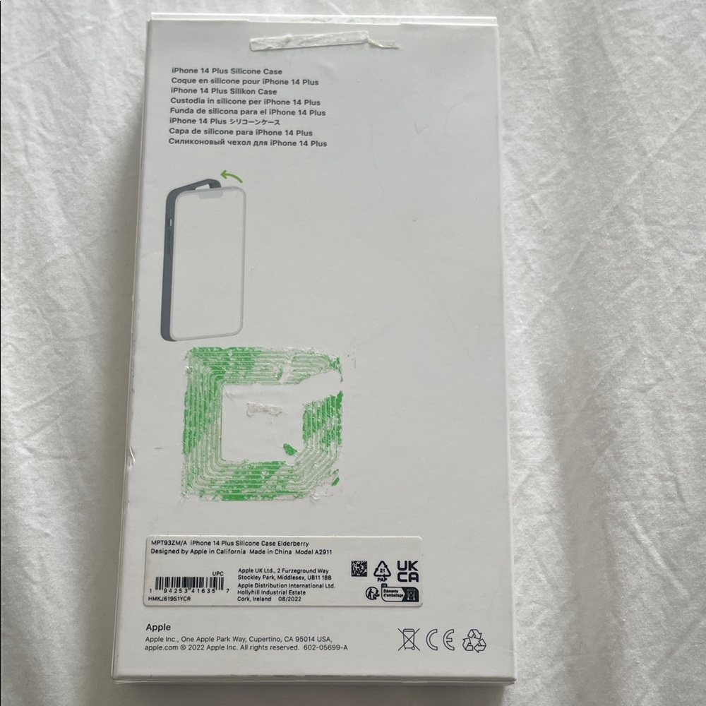 Apple iPhone 14 Plus Silicone Case - Elderberry - Picture 2 of 7